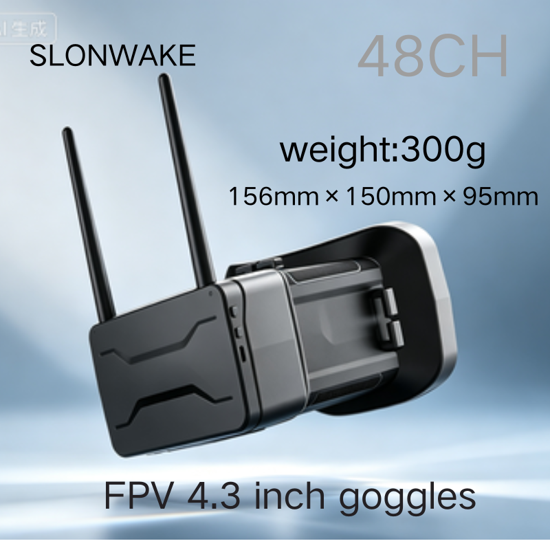 5.8G FPVゴーグル 4.3インチ 480*272ピクセ - Fpv Goggles のレビューと価格