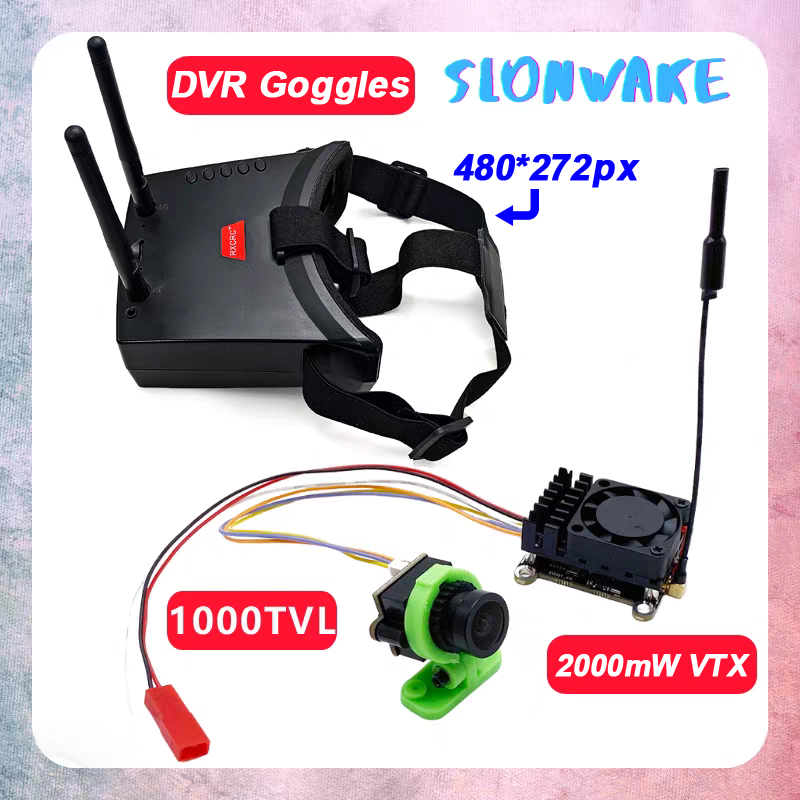 20km以上の範囲に対応 5.8Ghz 2W FPV VTX - Fpv Goggles のレビューと価格