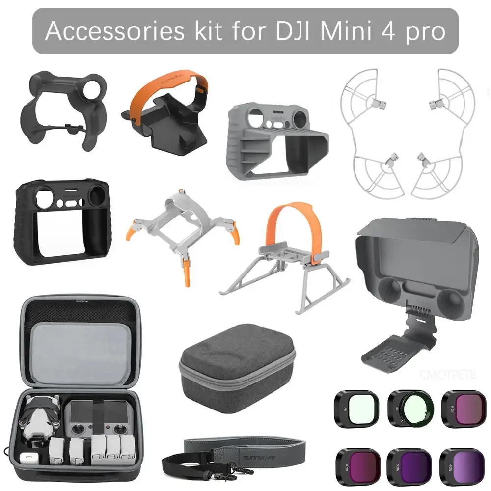 Dji mini 4 pro用アクセサリーキット,着陸装置, - Propeller Guard のレビューと価格