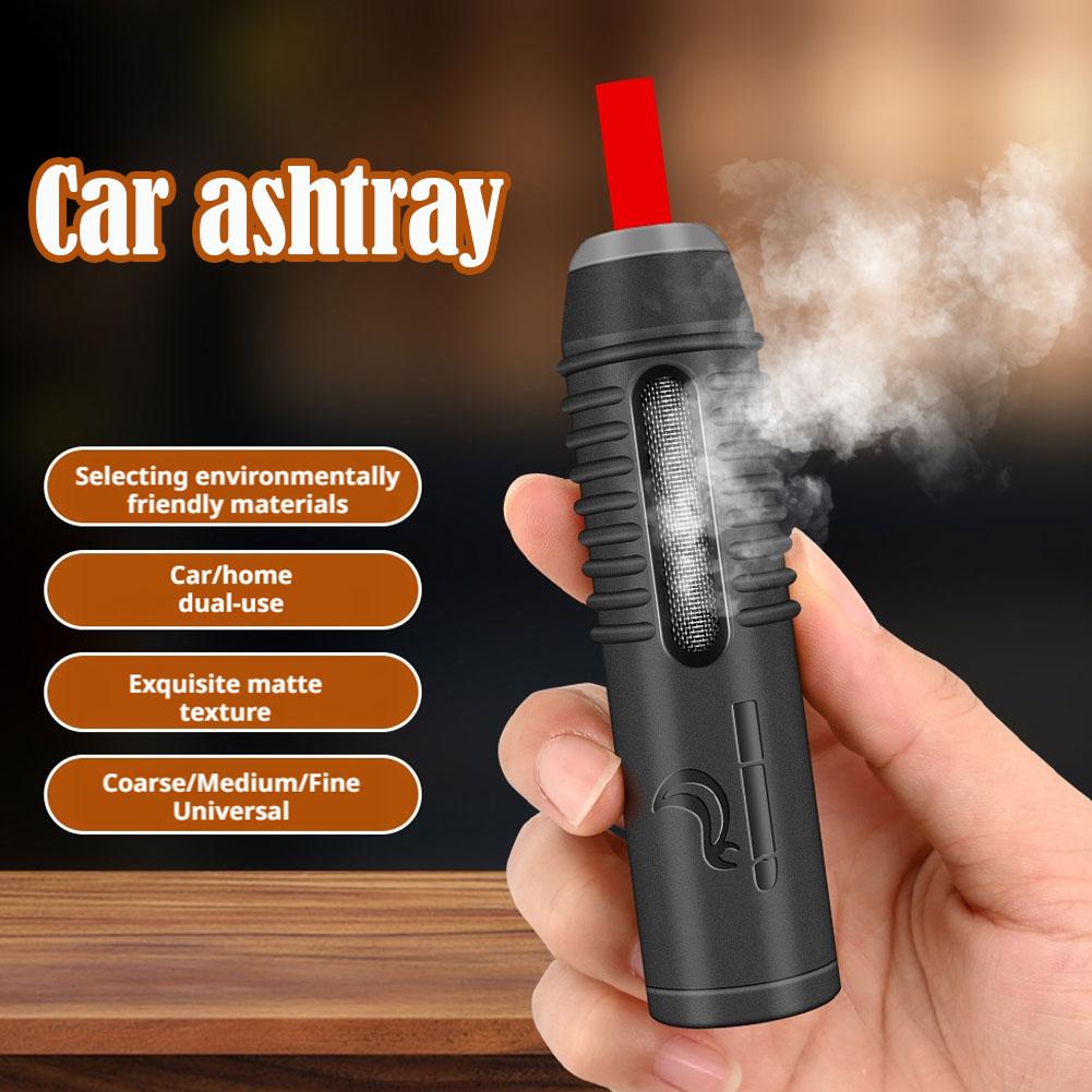 持ち運び可能な車載灰皿。車内で灰がこぼれ落ちるのを防ぐ便利な - Smoke Stopper のレビューと価格