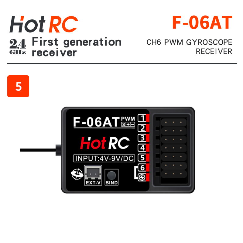 HOTRC 2.4Ghz レシーバー F-01A F-10A - Radio Transmitter 2.4Ghz のレビューと価格