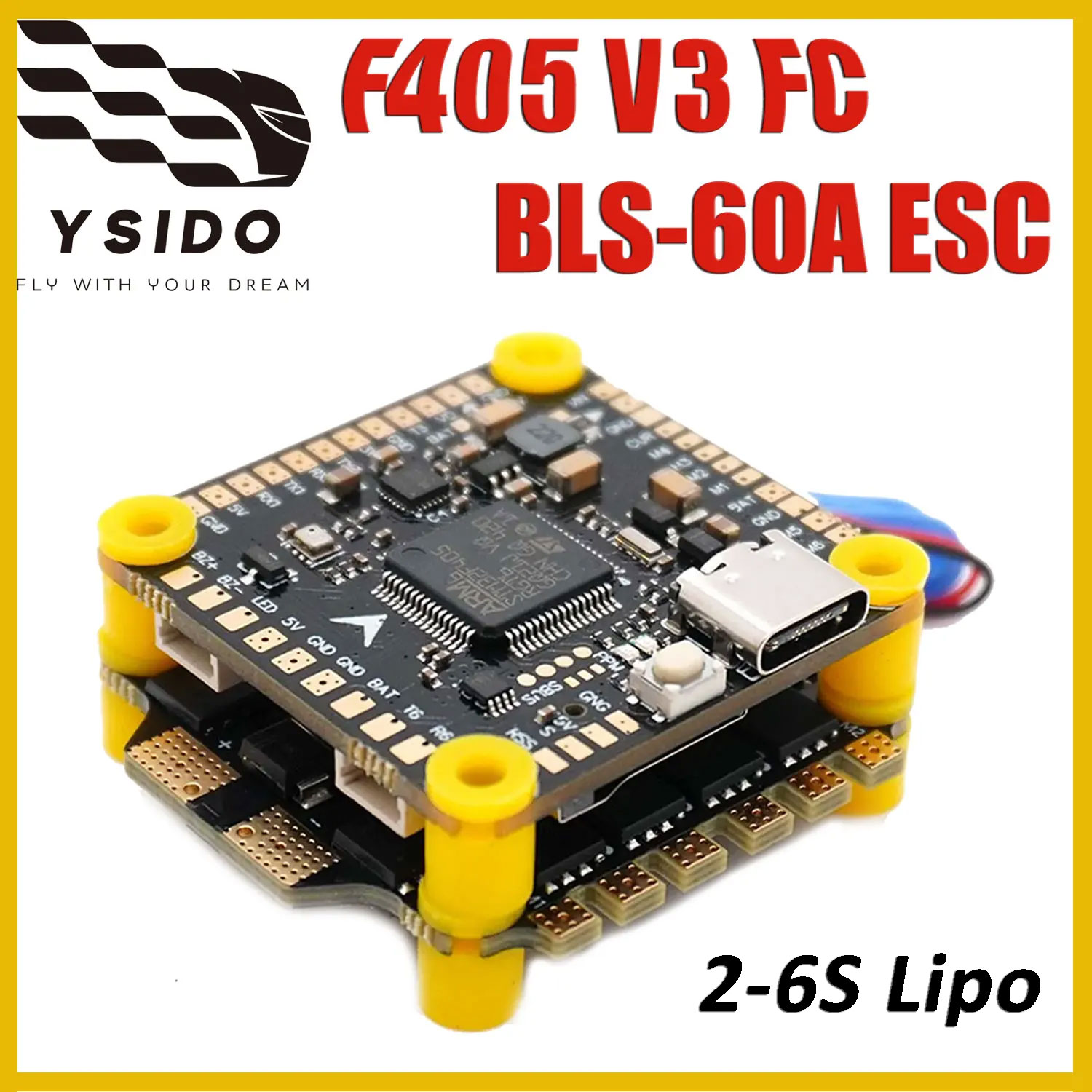 YSIDO F405 V3 フライトコントローラー BLS  - F405 Flight Controller のレビューと価格